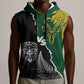 Personalised New Zealand Vs South Africa Rugby Sleeveless Hoodie Rivals Dynamics - African Pride