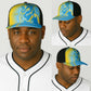 Saint Lucia Cricket Baseball Net Cap The Roaring King - African Pride