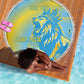 Saint Lucia Cricket Personalized Beach Blanket The Roaring King - African Pride