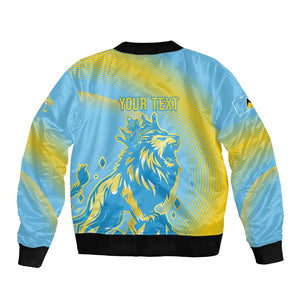 Saint Lucia Cricket Personalized Bomber Jacket The Roaring King - African Pride