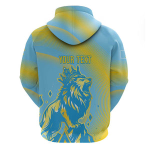 Saint Lucia Cricket Personalized Hoodie The Roaring King - African Pride