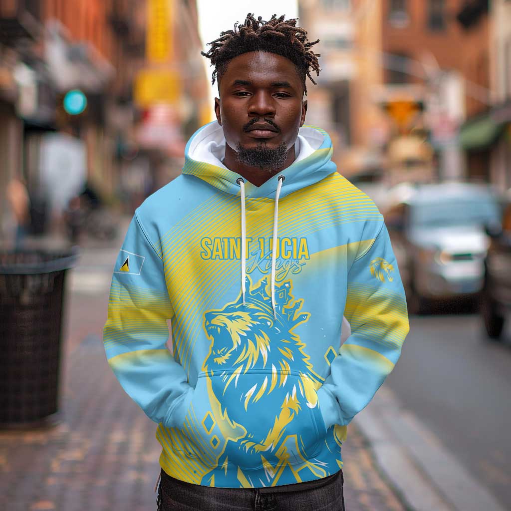 Saint Lucia Cricket Personalized Hoodie The Roaring King - African Pride