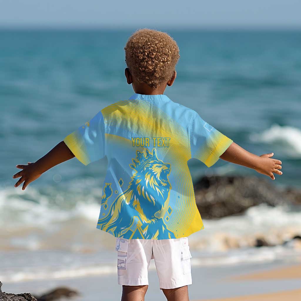 Saint Lucia Cricket Personalized Kid Hawaiian Shirt The Roaring King - African Pride