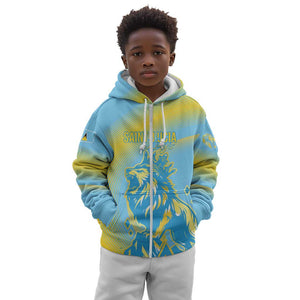Saint Lucia Cricket Personalized Kid Hoodie The Roaring King - African Pride