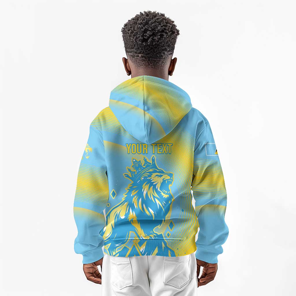 Saint Lucia Cricket Personalized Kid Hoodie The Roaring King - African Pride