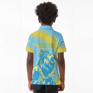Saint Lucia Cricket Personalized Kid Polo Shirt The Roaring King - African Pride