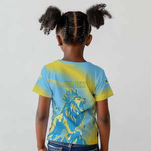 Saint Lucia Cricket Personalized Kid T shirt The Roaring King - African Pride