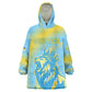 Saint Lucia Cricket Personalized Kid Wearable Blanket Hoodie The Roaring King - African Pride