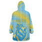 Saint Lucia Cricket Personalized Kid Wearable Blanket Hoodie The Roaring King - African Pride