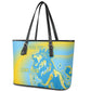 Saint Lucia Cricket Personalized Leather Tote Bag The Roaring King - African Pride