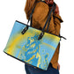 Saint Lucia Cricket Personalized Leather Tote Bag The Roaring King - African Pride