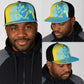 Saint Lucia Cricket Mesh Trucker Cap The Roaring King - African Pride