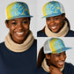 Saint Lucia Cricket Mesh Trucker Cap The Roaring King - African Pride