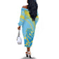Saint Lucia Cricket Personalized Off The Shoulder Long Sleeve Dress The Roaring King - African Pride