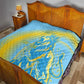 Saint Lucia Cricket Personalized Quilt The Roaring King - African Pride