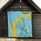 Saint Lucia Cricket Personalized Quilt The Roaring King - African Pride