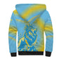 Saint Lucia Cricket Personalized Sherpa Hoodie The Roaring King - African Pride