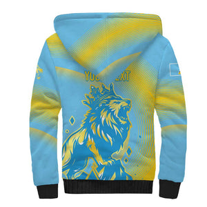 Saint Lucia Cricket Personalized Sherpa Hoodie The Roaring King - African Pride
