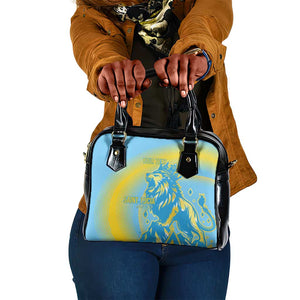 Saint Lucia Cricket Personalized Shoulder Handbag The Roaring King - African Pride