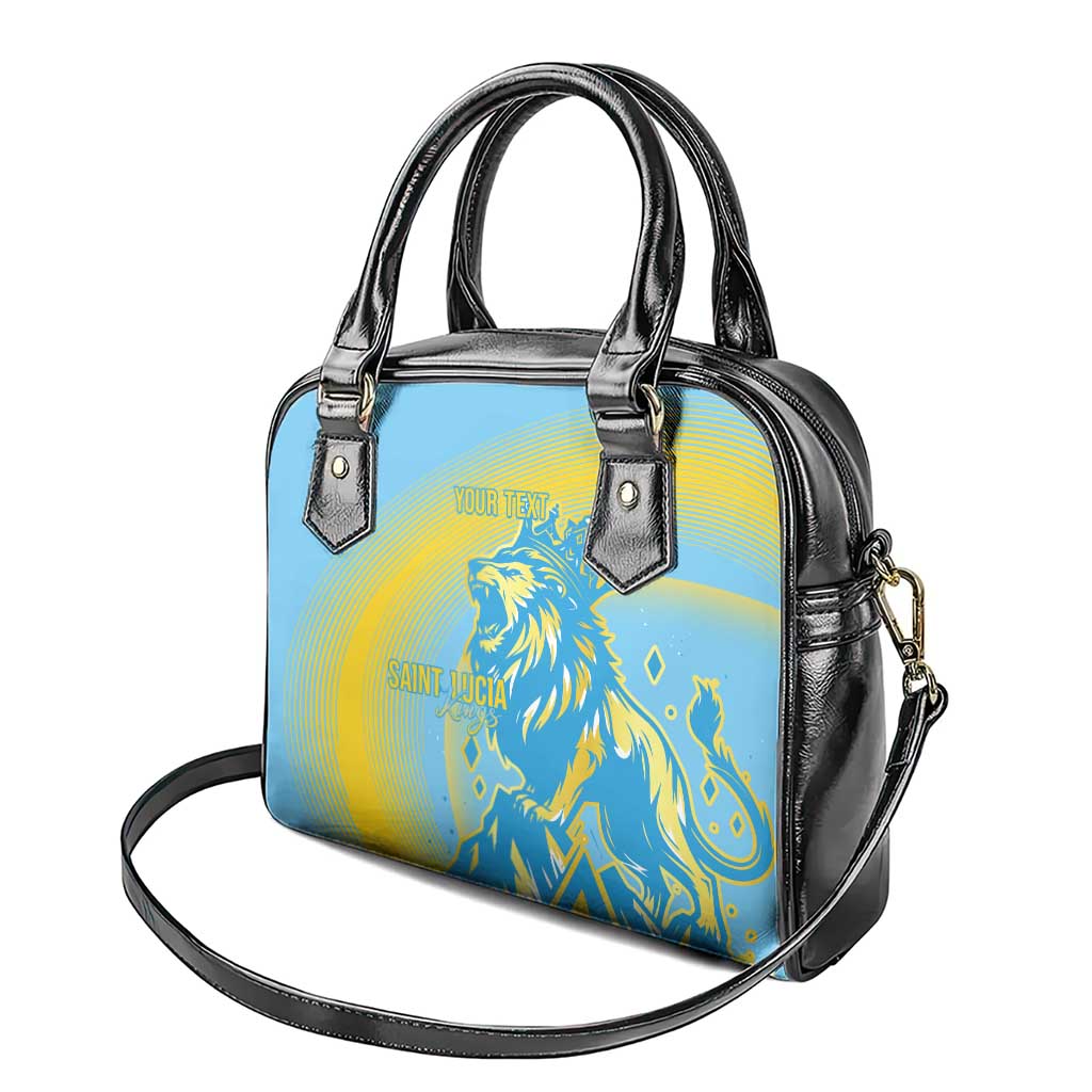 Saint Lucia Cricket Personalized Shoulder Handbag The Roaring King - African Pride