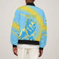 Saint Lucia Cricket Personalized Sleeve Zip Bomber Jacket The Roaring King - African Pride