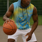 Saint Lucia Cricket Personalized Sleeveless Hoodie The Roaring King - African Pride