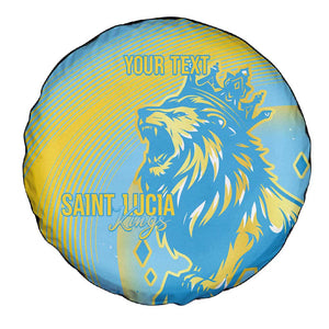 Saint Lucia Cricket Personalized Spare Tire Cover The Roaring King - African Pride