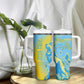 Saint Lucia Cricket Personalized Tumbler With Handle The Roaring King - African Pride