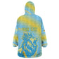 Saint Lucia Cricket Personalized Wearable Blanket Hoodie The Roaring King - African Pride
