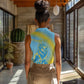 Saint Lucia Cricket Personalized Women Sleeveless Polo Shirt The Roaring King - African Pride