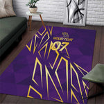 Afro-Trinbago Cricket Custom Area Rug TKR Quadruple Champion - African Pride