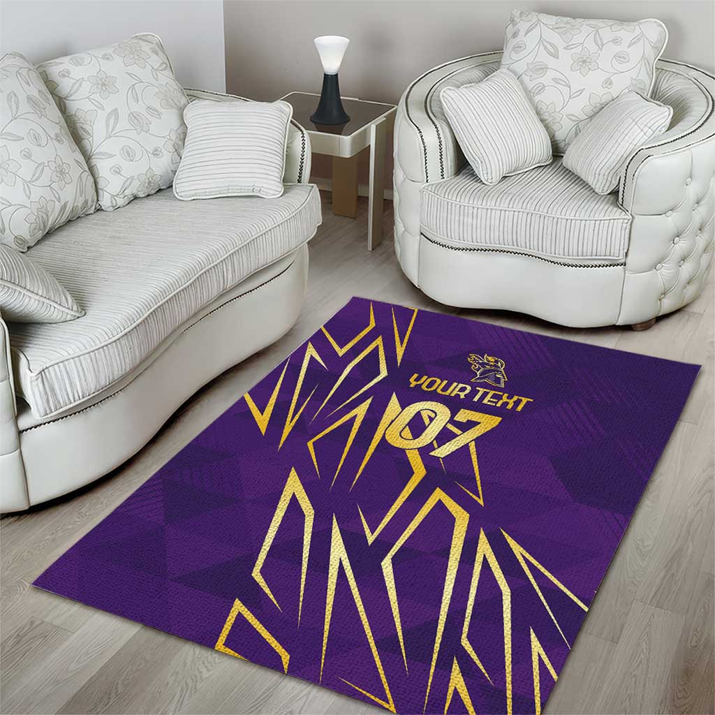 Afro-Trinbago Cricket Custom Area Rug TKR Quadruple Champion - African Pride