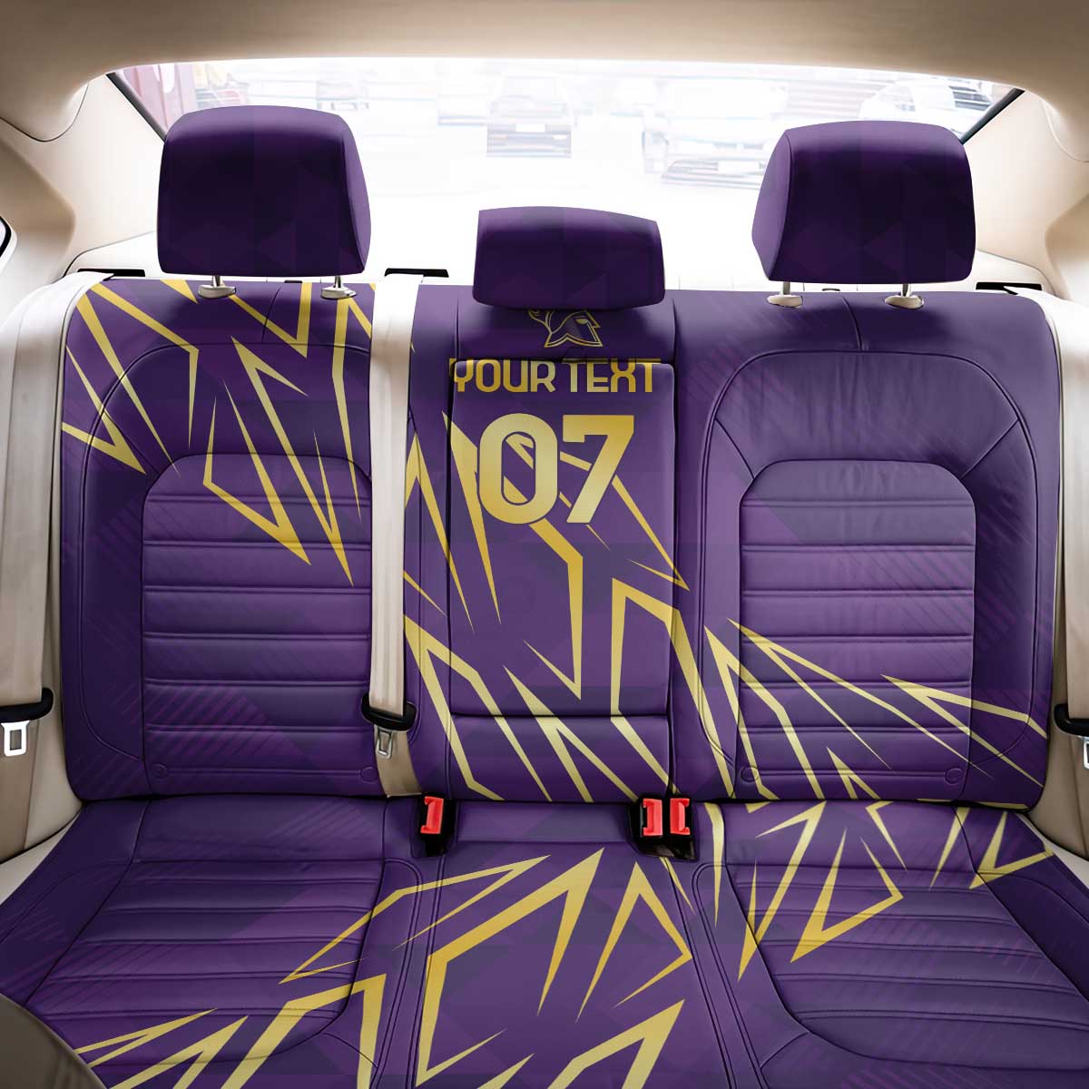 Afro-Trinbago Cricket Custom Back Car Seat Cover TKR Quadruple Champion - African Pride