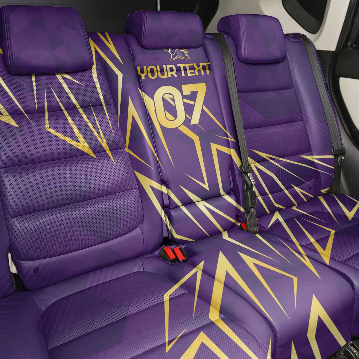 Afro-Trinbago Cricket Custom Back Car Seat Cover TKR Quadruple Champion - African Pride