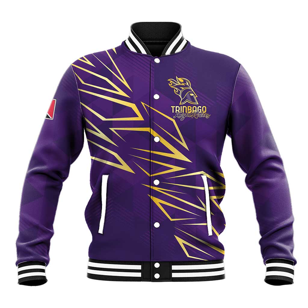 Afro-Trinbago Cricket Custom Baseball Jacket TKR Quadruple Champion - African Pride