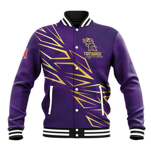Afro-Trinbago Cricket Custom Baseball Jacket TKR Quadruple Champion - African Pride