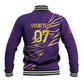 Afro-Trinbago Cricket Custom Baseball Jacket TKR Quadruple Champion - African Pride