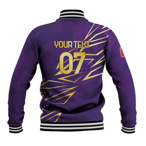 Afro-Trinbago Cricket Custom Baseball Jacket TKR Quadruple Champion - African Pride