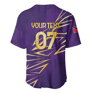 Afro-Trinbago Cricket Custom Baseball Jersey TKR Quadruple Champion - African Pride