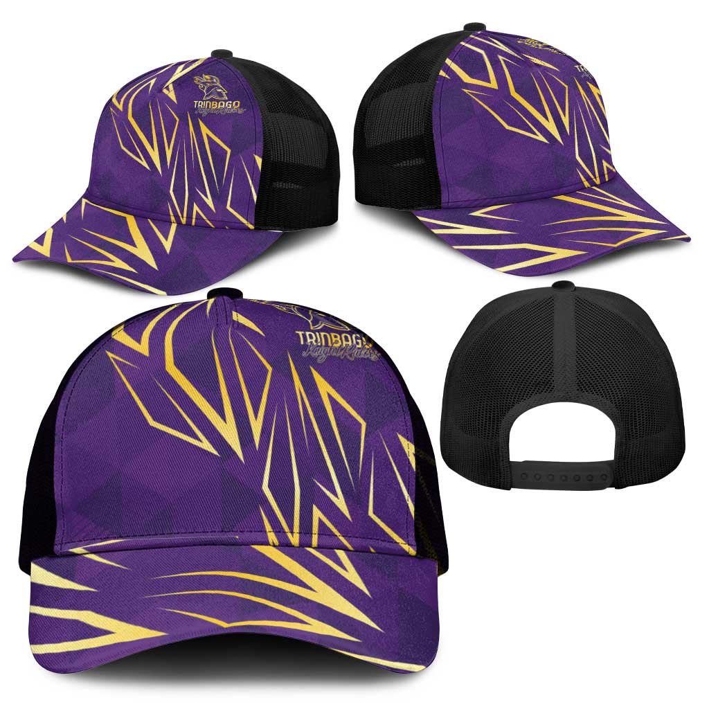 Trinbago Cricket Baseball Net Cap TKR Quadruple Champion - African Pride