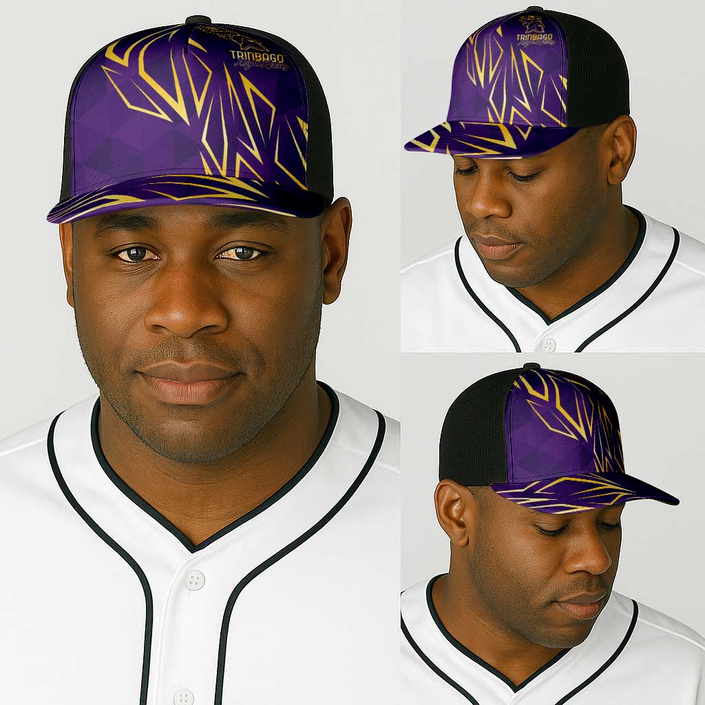 Trinbago Cricket Baseball Net Cap TKR Quadruple Champion - African Pride