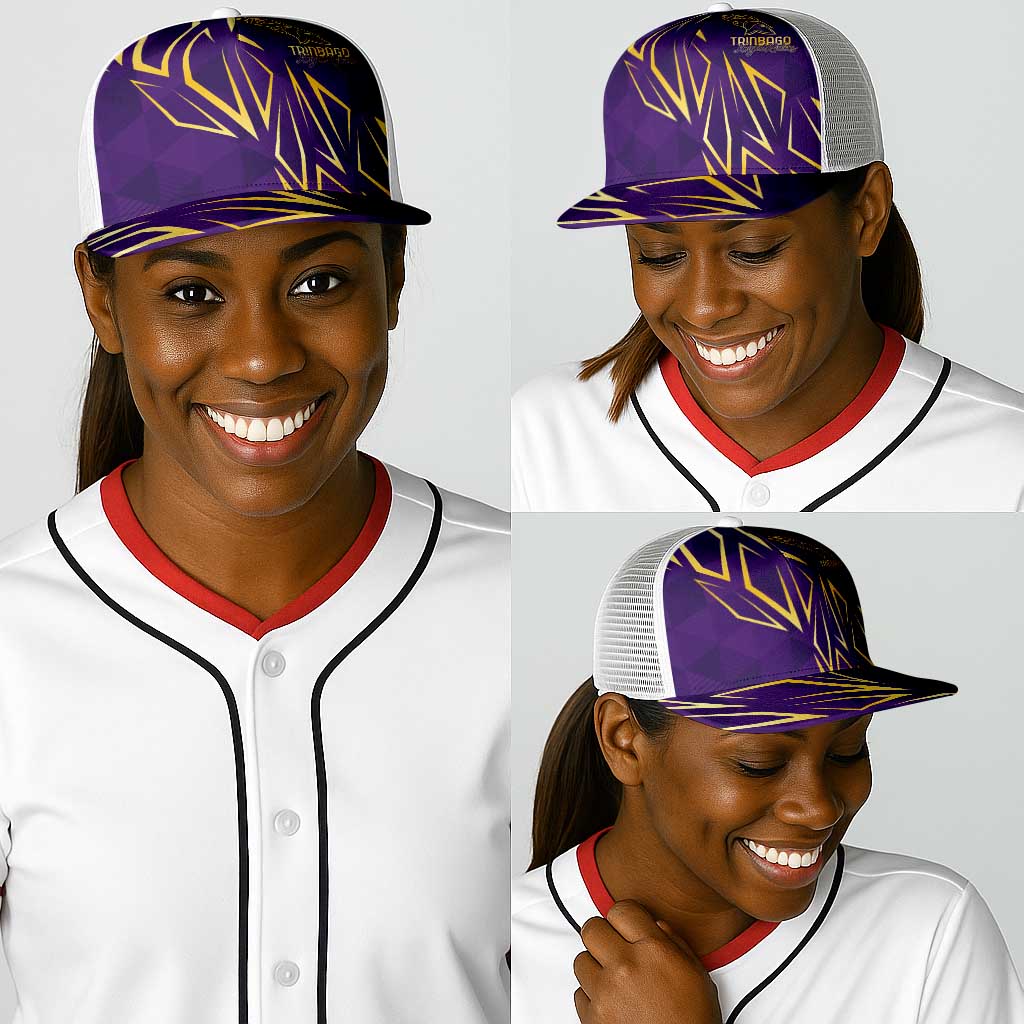 Trinbago Cricket Baseball Net Cap TKR Quadruple Champion - African Pride