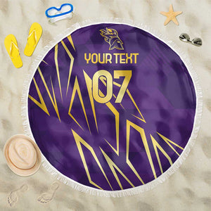 Afro-Trinbago Cricket Custom Beach Blanket TKR Quadruple Champion - African Pride