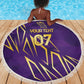 Afro-Trinbago Cricket Custom Beach Blanket TKR Quadruple Champion - African Pride