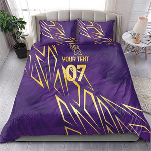 Afro-Trinbago Cricket Custom Bedding Set TKR Quadruple Champion - African Pride