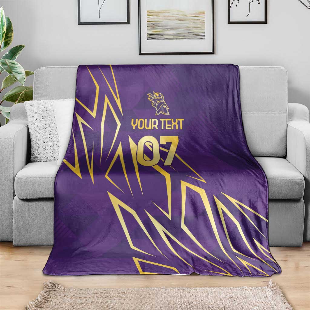 Afro-Trinbago Cricket Custom Blanket TKR Quadruple Champion - African Pride