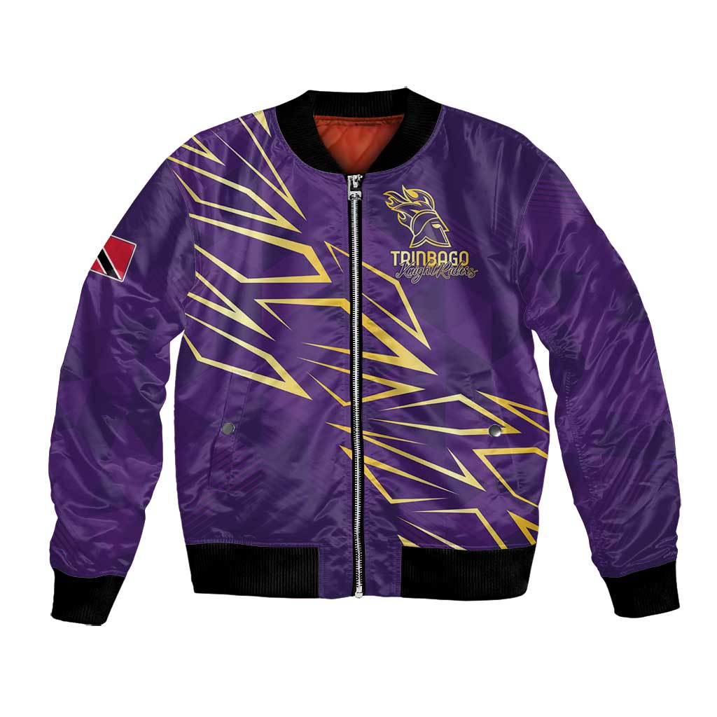 Afro-Trinbago Cricket Custom Bomber Jacket TKR Quadruple Champion - African Pride