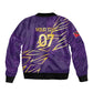 Afro-Trinbago Cricket Custom Bomber Jacket TKR Quadruple Champion - African Pride