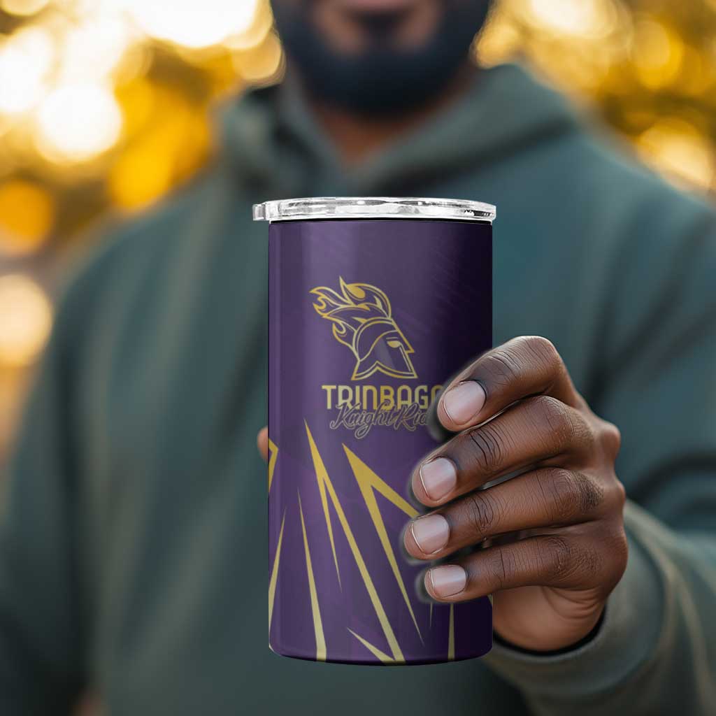 Afro-Trinbago Cricket Custom 4 in 1 Can Cooler Tumbler TKR Quadruple Champion - African Pride