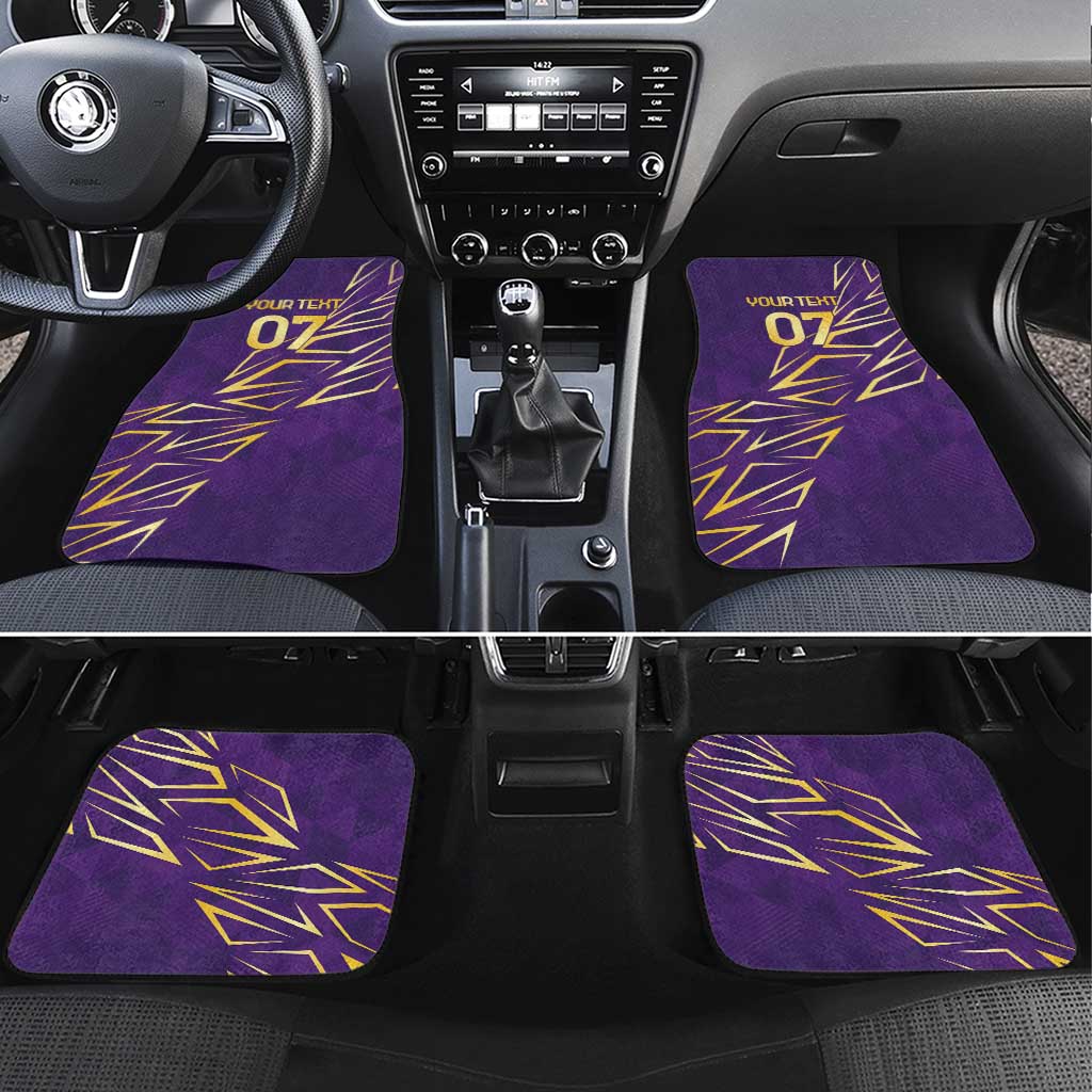 Afro-Trinbago Cricket Custom Car Mats TKR Quadruple Champion - African Pride